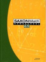 Saxon Math 6 5 1591413184 Book Cover