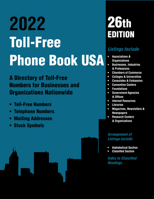 Toll-Free Phone Book 2022 078081939X Book Cover