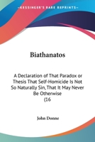 Biathanatos 1166173941 Book Cover