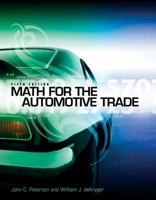 Math for the Automotive Trade 0538330201 Book Cover