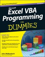 Excel VBA Programming For Dummies