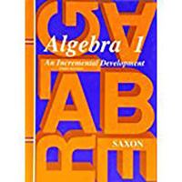 Algebra 1: An Incremental Development