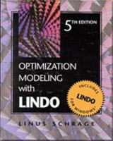 Optimization Modeling With LINDO