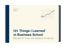 101 Things I Learned ® in Business School