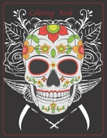 Coloring Book: Sugar Skull Death Faces B08W7JB82J Book Cover