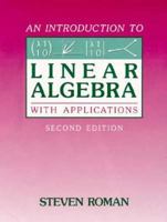 Introduction to Linear Algebra With Applications