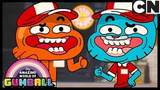 Gumball | Gumball and Darwin Have A Job? | The Menu | Cartoon Network