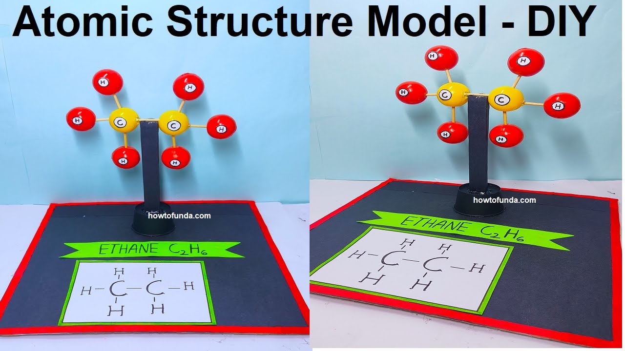 Atomic Structure 3d Science Project Model Ethene Chemistry, 46% OFF