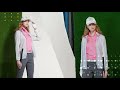 【Lynx Golf】女款彈性舒適涼爽透氣交叉壓條袋蓋連帽長袖外套-深藍色 product youtube thumbnail