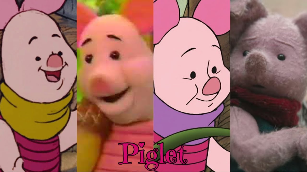 Piglet (Winnie The Pooh) | Evolution In Movies & TV (1966 - 2018) - YouTube