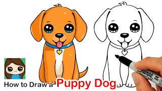 How to Draw a Puppy Dog  