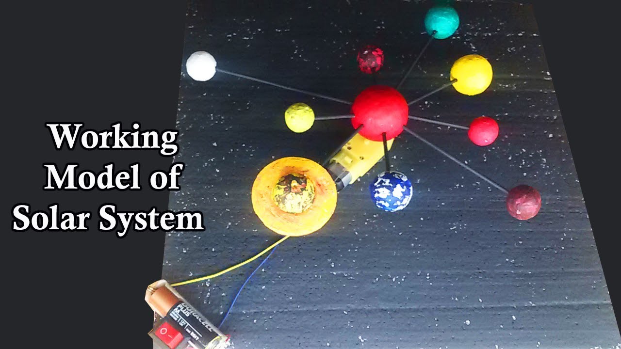 Science Working Model Of Solar System As Science Fair Projects