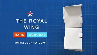 Fold 'N Fly ✈ The Royal Wing Paper Airplane