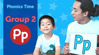 Group 2: Pp | Phonics Time with Masa and Junya | Made by Red Cat Reading