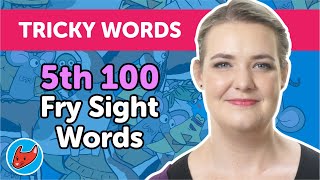 100 Tricky Words #12 | Fry Words | 5th 100 Fry Sight Words | Made by Red Cat Reading