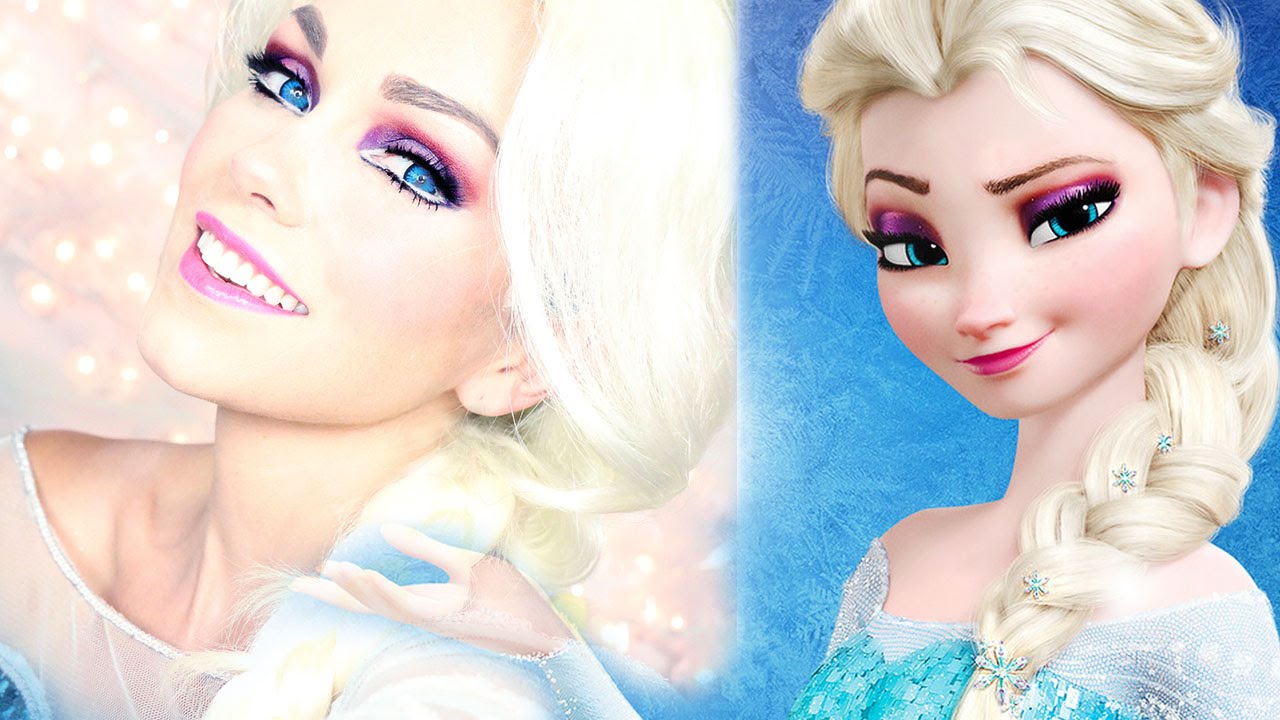 Elsa Frozen Makeup - YouTube