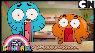 Gumball and Darwin are mildly surprised | The Vision | Gumball | Cartoon Network