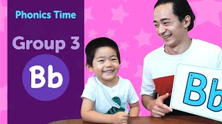 Group 3: Bb | Phonics Time with Masa and Junya | Made by Red Cat Reading