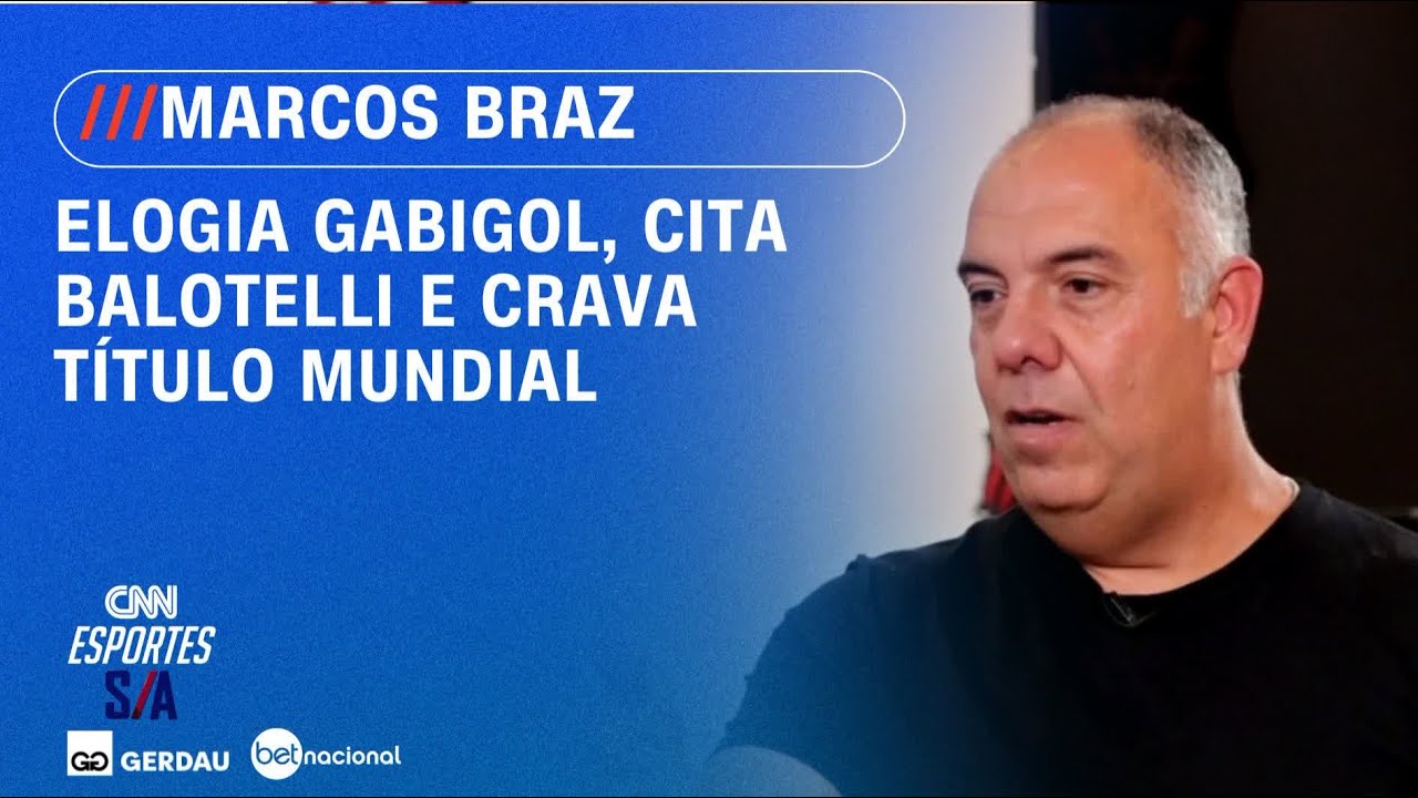 Marcos Braz elogia Gabigol, cita Balotelli e crava título mundial