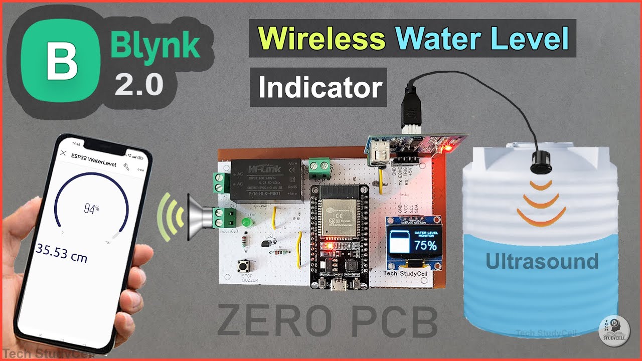 IoT Based Water Level Monitoring system using ESP32 Blynk & Ultrasonic ...