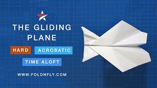 Fold 'N Fly ✈ The Gliding Paper Airplane