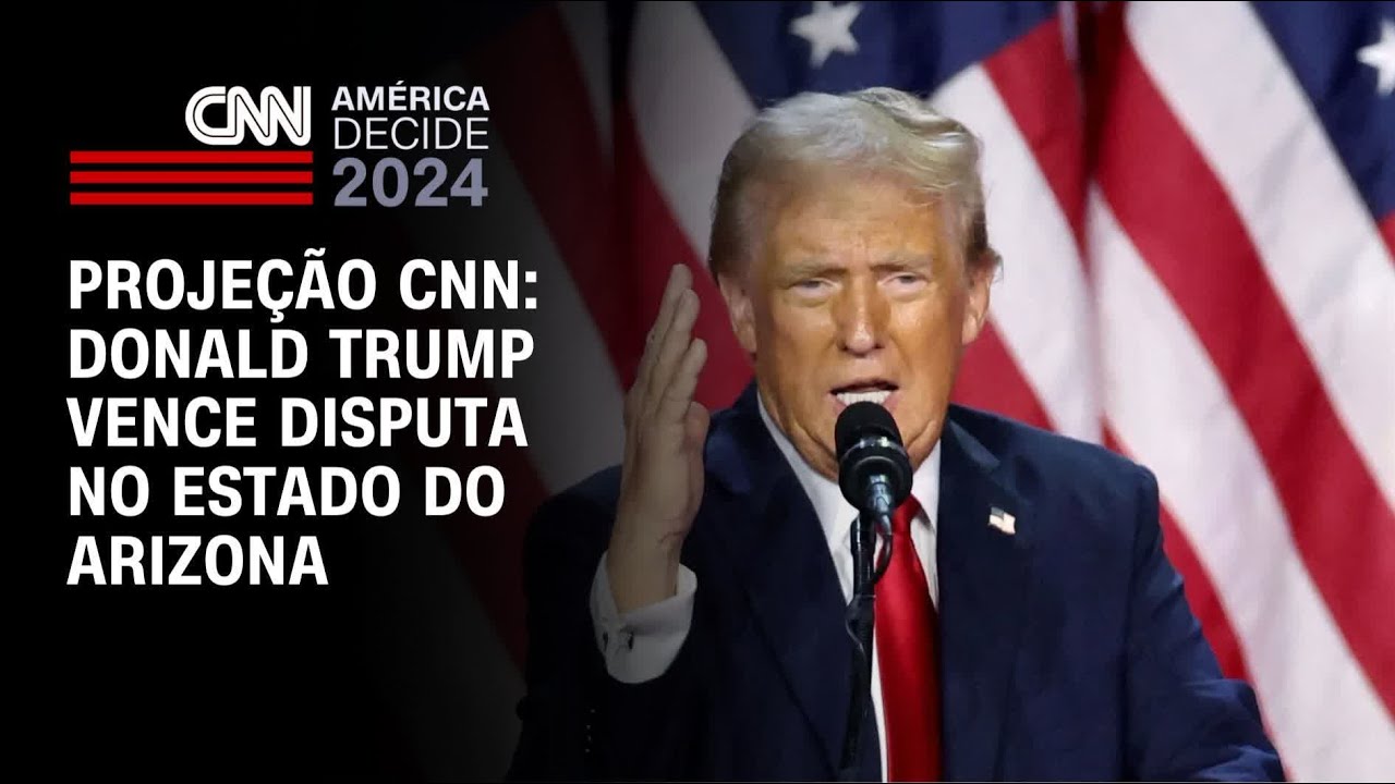 Projeção CNN: Donald Trump vence disputa no estado do Arizona | AGORA CNN