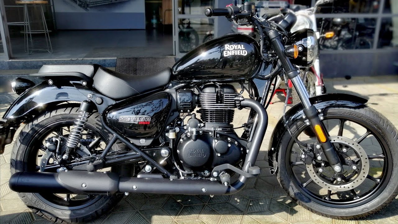 Royal Enfield Meteor 350 Stellar Pure Black Custom Full, 49% OFF