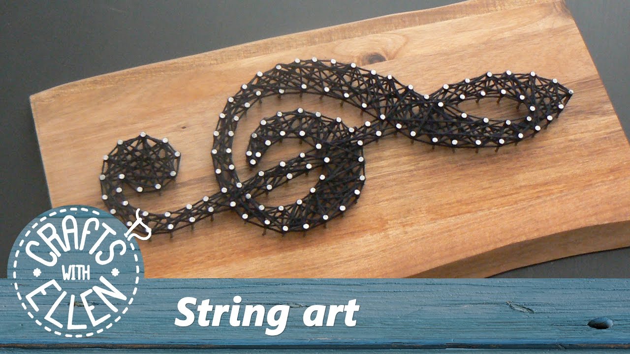 How To Make String Art | Tutorial - Youtube