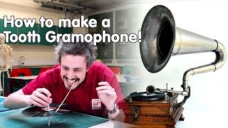 How to listen to a record with your teeth | Do Try This at Home | At-Bristol Science Centre