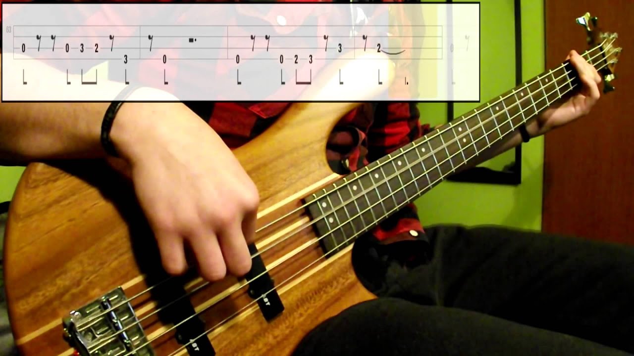 Gorillaz Feel Good Inc Bass Cover Play Along Tabs In Video Youtube