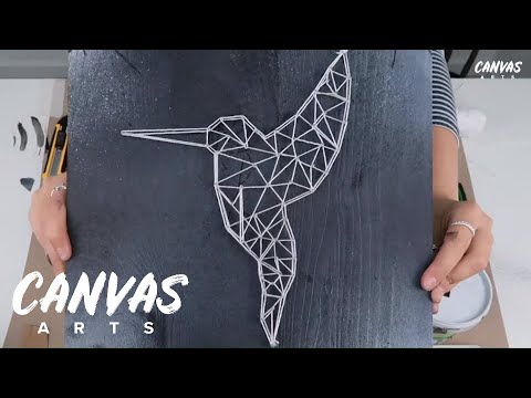 Diy Easy String Art For Beginners - Youtube