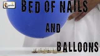 Bed Of Nails - Cool Science Experiment With Balloons | Science Experiments For School Kids