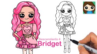 How to Draw Princess Bridget | Descendants 4 | The Rise of Red