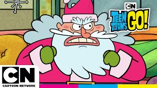 Robin and Santa Team Up to Save Christmas | Teen Titans Go! | @cartoonnetworkuk