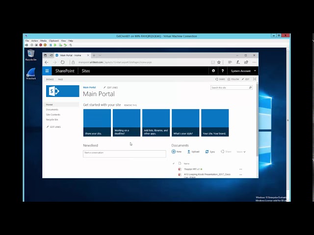 A10 Thunder ADC with SharePoint 2016 - Part 2: Client Demo