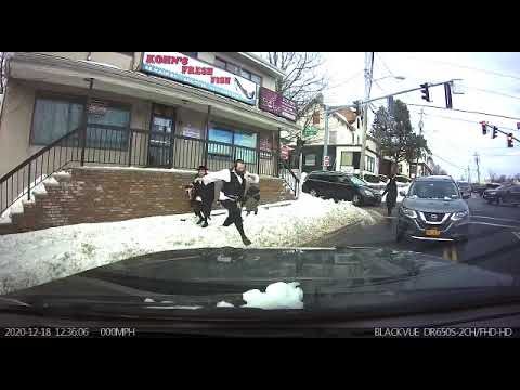 Dashcam Video Shows Driver Saving School Kids Stuck On Busy Area Roadway