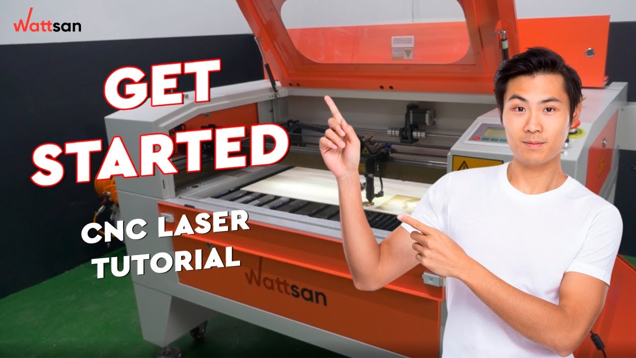 CO2 LASER ENGRAVING MACHINE PARTS | WATTSAN CNC TUTORIAL