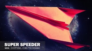 COOL PAPER AIRPLANES - How To Make The S-Speeder Plane | 2 Variants