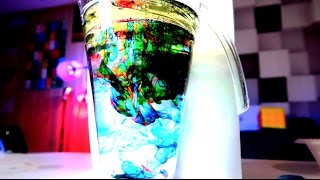 Underwater Fireworks with Food Coloring Science Experiment!! SO COOL!