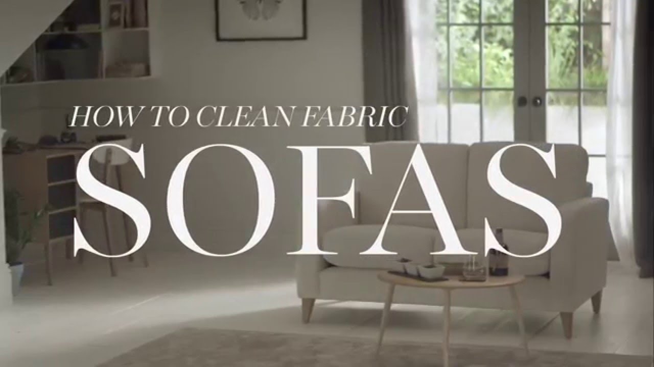 MS Home How To Clean Fabric Sofas YouTube