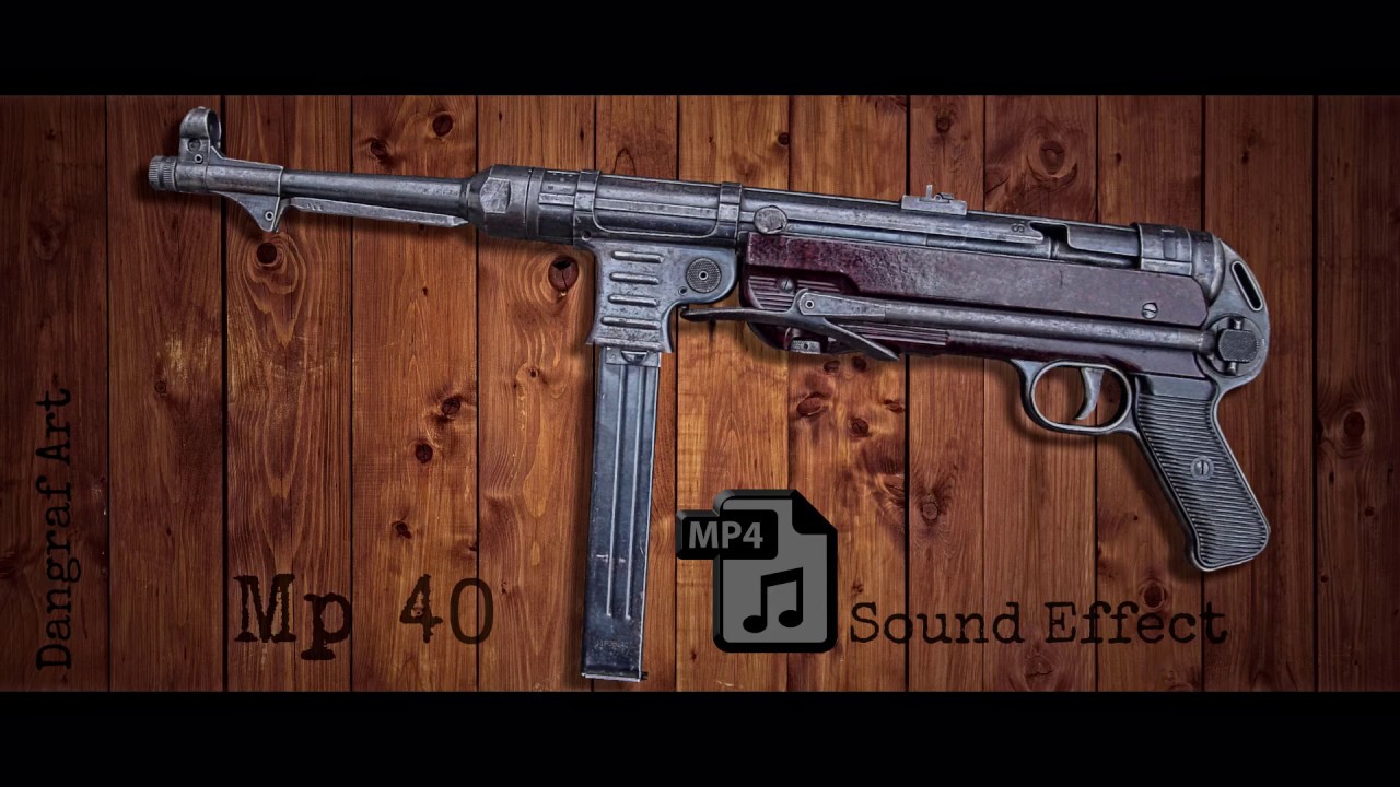 Submachine Gun MP40 sound effect Free to use - YouTube