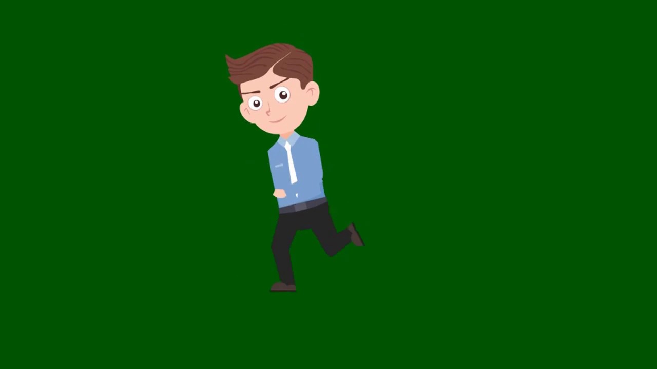 Green Screen Character cartoon animation green screen chroma - YouTube