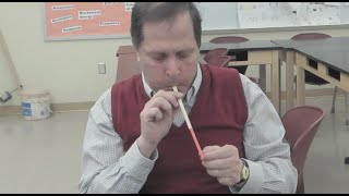 Soda Straw Flutes and Trombones /// Homemade Science with Bruce Yeany