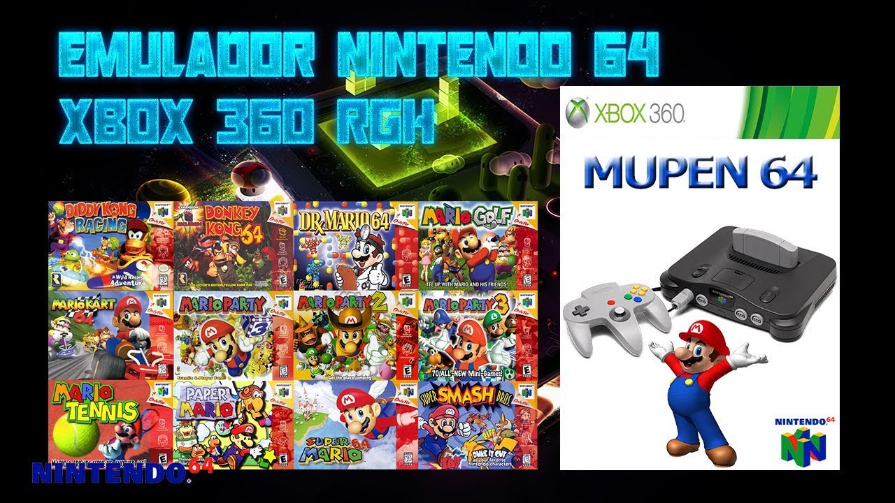 Emulador Nintendo 64 Para Xbox 360 Con Rgh Youtube