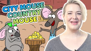 The City Mouse and the Country Mouse | Bedtime Stories | Story time | Made by Red Cat Reading