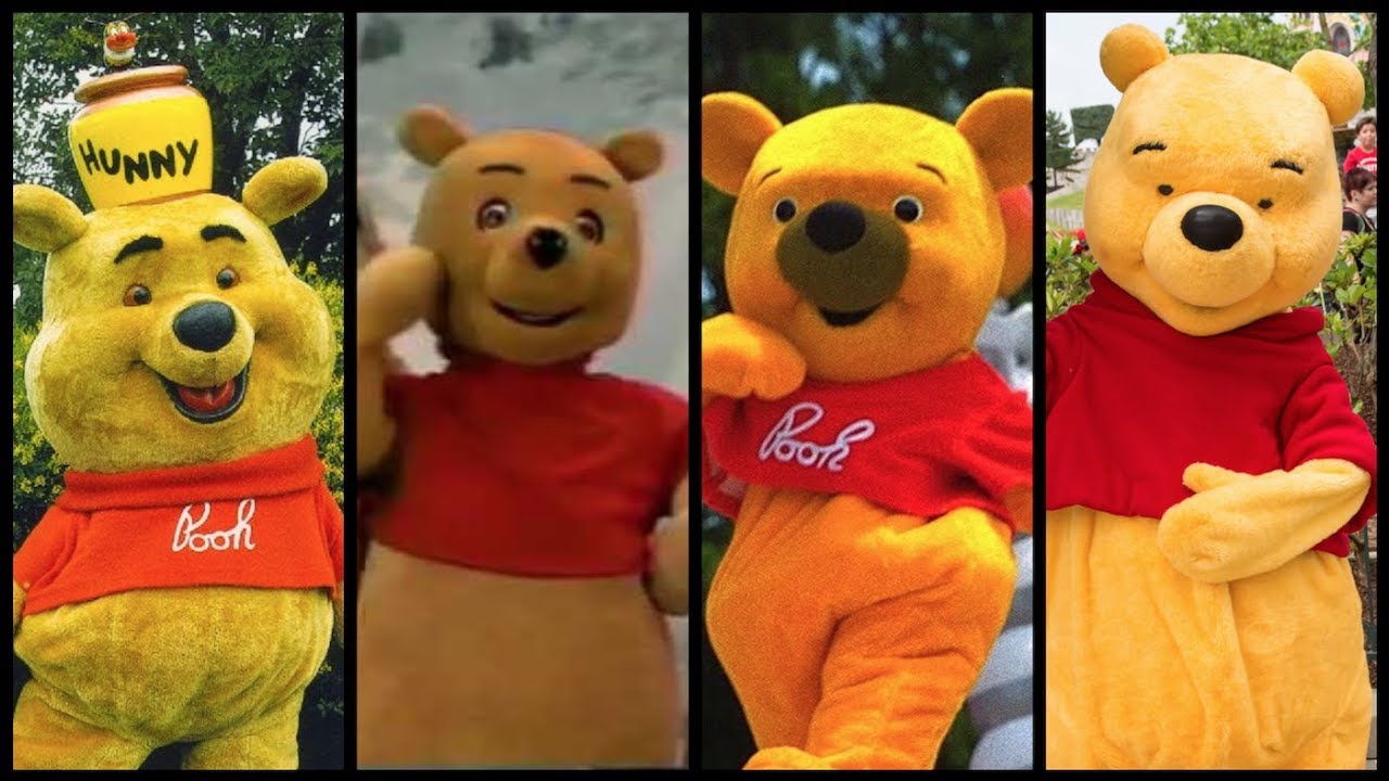 Evolution of Winnie The Pooh In Disney Theme Parks! DIStory Ep. 12 ...