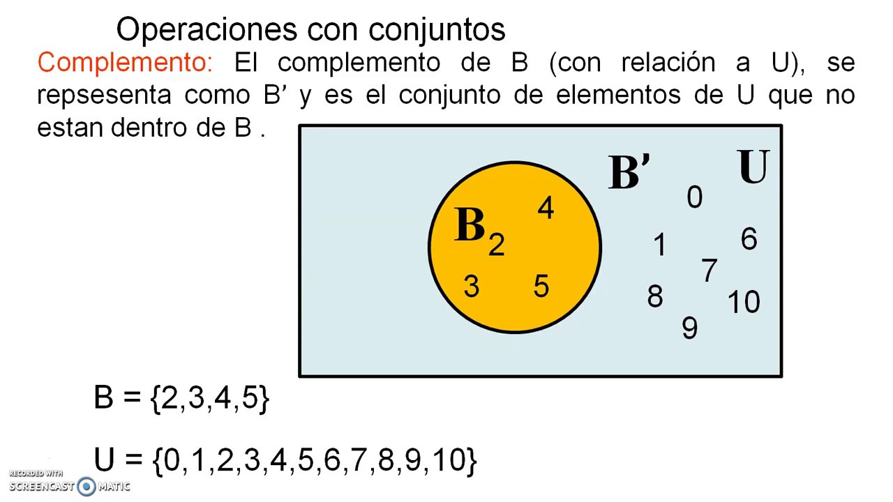 Complemento De Un Conjunto Ejemplos Y Ejercicios Resu - vrogue.co