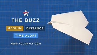 Fold 'N Fly ✈ The Buzz Paper Airplane