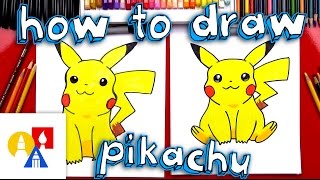 How To Draw Pikachu (with color)