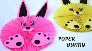 DIY Paper Bunny  Paper Rabbit Tutorial  Easy Crafts for School Projects